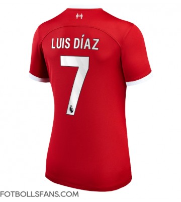 Liverpool Luis Diaz #7 Replika Hemmatröja Damer 2023-24 Kortärmad